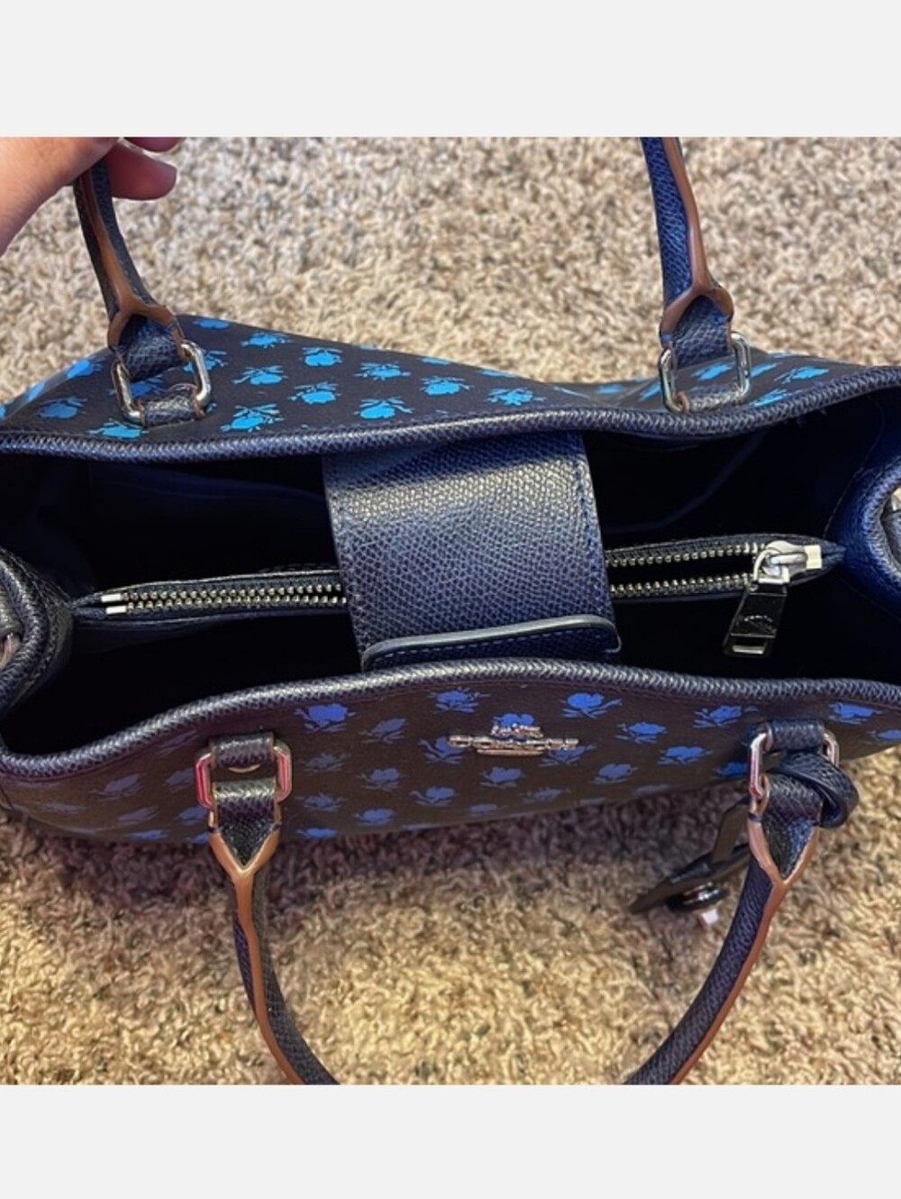 Coach Surrey Carryall Scatchel Bandlands Print NWT - Picture 6 of 8